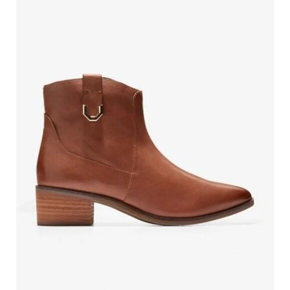 Cole Haan Maci Bootie In Brown 7 - Picture 1 of 8